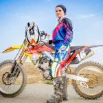 behnaz shafiei mujeres moteras motocross