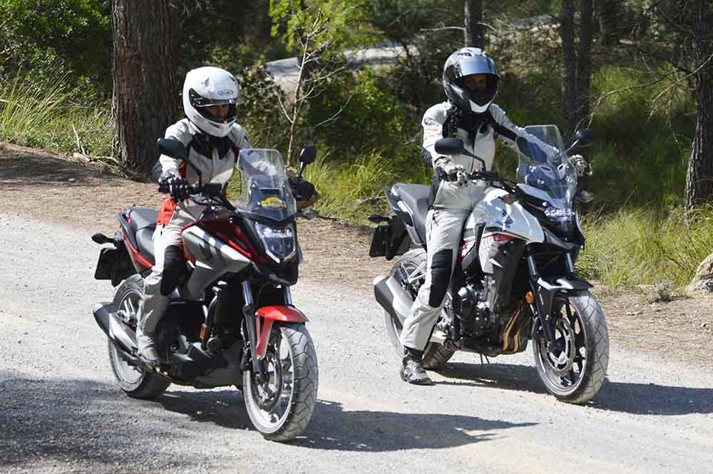 motos adventure nc750x cb500x