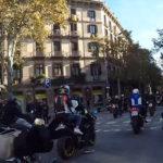 manifestacion en moto, barcelonaenmotosi, barcelona en moto, acciones en moto, prohibición motos